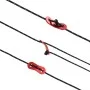 Cuerda de vientos con tiras reflectantes y tensores 50 m 5 mm de , Accesorios para tiendas de campaña - Ref: Foro24-4008130, ...