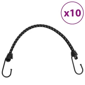 Elastische Bänder mit reflektierenden Streifen und Haken 10 Stück 46 cm. von , Zeltzubehör - Ref: Foro24-4008145, Preis: 20,7...