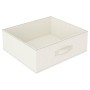 Storage rack 4 fabric baskets cream steel by vidaXL, Lockers and storage cabinets - Ref: Foro24-322624, Price: 45,24 €, Disco...