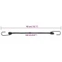 Cuerdas elásticas con tiras reflectantes y ganchos 10 uds 46 cm by , Tent Accessories - Ref: Foro24-4008145, Price: 20,72 €, ...