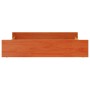 Cajones de cama 2 uds madera maciza de pino marrón cera de , Camas y accesorios - Ref: Foro24-847168, Precio: 78,86 €, Descue...