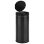 Trash can with automatic sensor 80L black carbon steel by vidaXL, Garbage cans and trash cans - Ref: Foro24-322703, Price: 14...