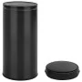 Trash can with automatic sensor 80L black carbon steel by vidaXL, Garbage cans and trash cans - Ref: Foro24-322703, Price: 13...