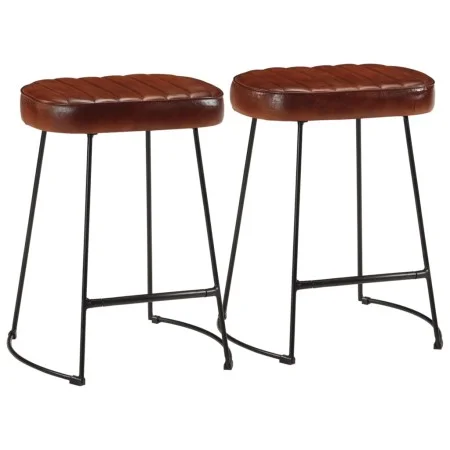 Taburetes de bar 2 uds marrón oscuro 40x29,5x53 cm de , Taburetes de cocina - Ref: Foro24-358927, Precio: 59,21 €, Descuento: %