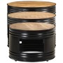 Mesas altas de bar forma tambor 3uds madera maciza mango rugosa by , Coffee table - Ref: Foro24-358933, Price: 180,04 €, Disc...