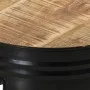 Drei hohe Barhockertische in Trommelform aus massivem rauem Mangoholz. von , Couchtisch - Ref: Foro24-358933, Preis: 177,81 €...
