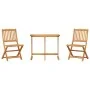 Faltbares Gartenspeiseset, 3-teilig, aus massivem Akazienholz. von , Gartensets - Ref: Foro24-3206332, Preis: 169,98 €, Rabat...