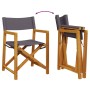 Faltbare Gartenstühle, 6 Stück, dunkelgraues Gewebe. von , Gartenstühle - Ref: Foro24-3208920, Preis: 318,98 €, Rabatt: %