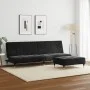 Zweiplätziges Schlafsofa mit schwarzem Samthocker. von , Sofas - Ref: Foro24-3258148, Preis: 326,65 €, Rabatt: %