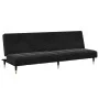 Zweiplätziges Schlafsofa mit schwarzem Samthocker. von , Sofas - Ref: Foro24-3258148, Preis: 326,65 €, Rabatt: %
