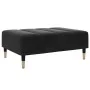 Zweiplätziges Schlafsofa mit schwarzem Samthocker. von , Sofas - Ref: Foro24-3258148, Preis: 326,65 €, Rabatt: %