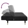 Zweiplätziges Schlafsofa mit schwarzem Samthocker. von , Sofas - Ref: Foro24-3258148, Preis: 326,65 €, Rabatt: %