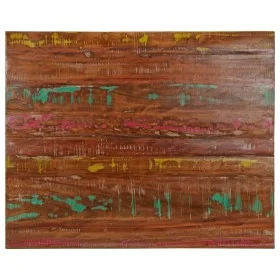 Rechteckiger Tisch aus massivem recyceltem Holz, 90x80x2,5 cm. von , Tischplatten - Ref: Foro24-371080, Preis: 91,75 €, Rabat...