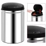 Trash can with automatic sensor 30 L stainless steel by vidaXL, Garbage cans and trash cans - Ref: Foro24-322692, Price: 87,4...