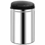 Trash can with automatic sensor 30 L stainless steel by vidaXL, Garbage cans and trash cans - Ref: Foro24-322692, Price: 87,4...