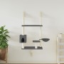 Kratzbaum für Katzen an der Wand in dunkelgrau 153 cm von , Katzenmöbel - Ref: Foro24-172406, Preis: 77,60 €, Rabatt: %