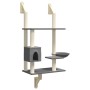Árbol rascador para gatos de pared gris oscuro 153 cm by , Cat furniture - Ref: Foro24-172406, Price: 77,60 €, Discount: %