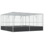 Vogelkäfig aus silbernem Stahl, 418x414x212 cm. von , Füße und Vogelkäfige - Ref: Foro24-172588, Preis: 866,30 €, Rabatt: %