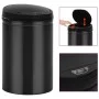 Trash can with automatic sensor 30L black carbon steel by vidaXL, Garbage cans and trash cans - Ref: Foro24-322698, Price: 70...
