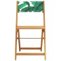 Sillas de jardín reclinables 8 uds madera maciza y tela verde by , Garden chairs - Ref: Foro24-3214624, Price: 317,43 €, Disc...