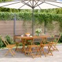 Sillas de jardín reclinables 6 uds madera maciza acacia gris by , Garden chairs - Ref: Foro24-3214605, Price: 246,15 €, Disco...