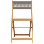 Sillas de jardín reclinables 6 uds madera maciza acacia gris by , Garden chairs - Ref: Foro24-3214605, Price: 246,15 €, Disco...