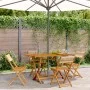 Faltbare Gartenstühle, 4 Stück Massivholz Akazie in Beige. von , Gartenstühle - Ref: Foro24-3214607, Preis: 180,60 €, Rabatt: %
