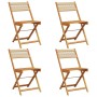 Faltbare Gartenstühle, 4 Stück Massivholz Akazie in Beige. von , Gartenstühle - Ref: Foro24-3214607, Preis: 184,79 €, Rabatt: %