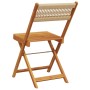 Faltbare Gartenstühle, 4 Stück Massivholz Akazie in Beige. von , Gartenstühle - Ref: Foro24-3214607, Preis: 184,79 €, Rabatt: %
