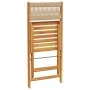 Faltbare Gartenstühle, 4 Stück Massivholz Akazie in Beige. von , Gartenstühle - Ref: Foro24-3214607, Preis: 180,60 €, Rabatt: %