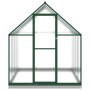 Gewächshaus mit grünem Aluminiumrahmen 224x169x202 cm von , Gewächshäuser - Ref: Foro24-3266324, Preis: 519,40 €, Rabatt: %