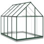 Gewächshaus mit grünem Aluminiumrahmen 224x169x202 cm von , Gewächshäuser - Ref: Foro24-3266324, Preis: 519,40 €, Rabatt: %