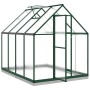 Gewächshaus mit grünem Aluminiumrahmen 224x169x202 cm von , Gewächshäuser - Ref: Foro24-3266324, Preis: 519,40 €, Rabatt: %
