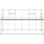 Gewächshaus mit silbernem Aluminiumrahmen 334x169x195 cm von , Gewächshäuser - Ref: Foro24-3266326, Preis: 545,44 €, Rabatt: %