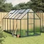 Gewächshaus mit grünem Aluminiumrahmen 334x169x202 cm von , Gewächshäuser - Ref: Foro24-3266330, Preis: 619,98 €, Rabatt: %