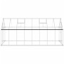 Invernadero con marco base aluminio plateado 445x169x195 cm de , Invernaderos - Ref: Foro24-3266332, Precio: 623,89 €, Descue...