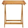 3-teiliges Bistro-Set aus Stoff und massivem Anthrazit-Holz von , Gartensets - Ref: Foro24-3281869, Preis: 146,26 €, Rabatt: %