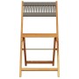 Juego de bistro de 3 piezas polipropileno y madera maciza gris de , Conjuntos de jardín - Ref: Foro24-3281758, Precio: 145,35...