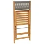Juego de bistro de 3 piezas polipropileno y madera maciza gris by , Garden sets - Ref: Foro24-3281758, Price: 141,12 €, Disco...