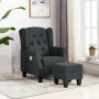 Massagesessel mit Fußstütze dunkelgrauer Stoff von vidaXL, Elektrische Massagesessel - Ref: Foro24-320162, Preis: 257,34 €, R...