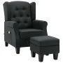 Massage armchair with dark gray fabric footrest by vidaXL, Electric massage chairs - Ref: Foro24-320162, Price: 253,47 €, Dis...