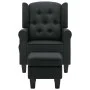 Massage armchair with dark gray fabric footrest by vidaXL, Electric massage chairs - Ref: Foro24-320162, Price: 253,47 €, Dis...
