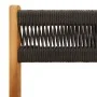 Juego de bistro de 3 piezas polipropileno y madera maciza negro by , Garden sets - Ref: Foro24-3281841, Price: 152,81 €, Disc...