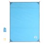 Manta de picnic con piquetas azul 205x155 cm de , Camping y senderismo - Ref: Foro24-4004201, Precio: 12,85 €, Descuento: %