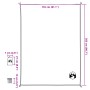 Manta de picnic con piquetas azul 205x155 cm de , Camping y senderismo - Ref: Foro24-4004201, Precio: 12,85 €, Descuento: %
