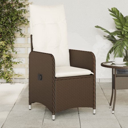 Sillones reclinables jardín con cojines marrones 2 uds ratán PE by , Garden chairs - Ref: Foro24-365686, Price: 225,52 €, Dis...