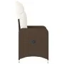 Garten-Liegestühle mit braunen Kissen, 2 Stück, aus PE-Rattan. von , Gartenstühle - Ref: Foro24-365686, Preis: 258,11 €, Raba...