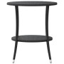 Sillas de jardín reclinables con mesa 2 uds ratán PE negro by , Garden chairs - Ref: Foro24-365690, Price: 261,54 €, Discount: %