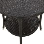 Verstellbare Gartenstühle mit Tisch, 2 Stück, PE-Rattan, Schwarz. von , Gartenstühle - Ref: Foro24-365690, Preis: 261,54 €, R...