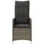 Verstellbare Gartenstühle mit Tisch, 2 Stück, PE-Rattan, Grau. von , Gartenstühle - Ref: Foro24-365692, Preis: 262,86 €, Raba...